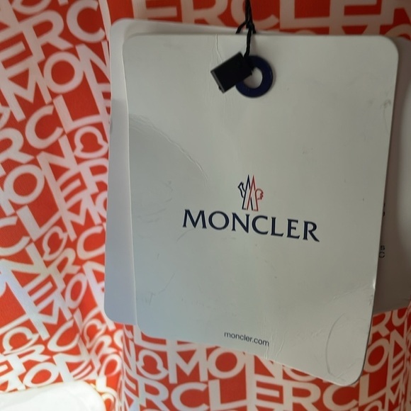 Moncler Orange Logo Scoopback One-Piece Swimsuit Size Medium NWT - Picture 12 of 15